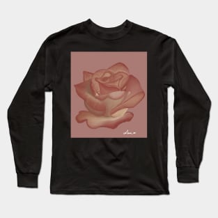 Pink Rose Long Sleeve T-Shirt